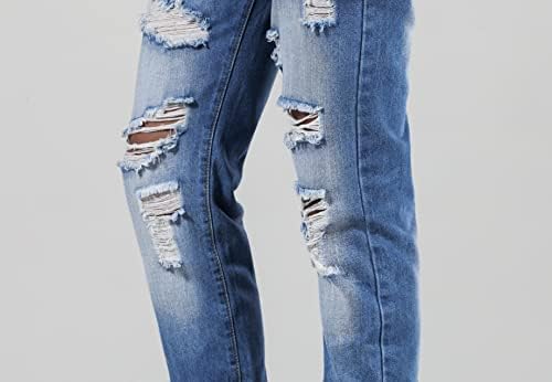 Liuhond Mens Ripped Distressed Washed Denim Jeans