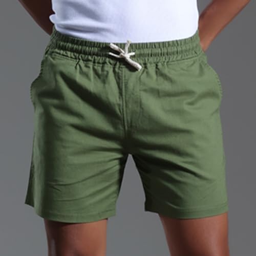 Generic Mens Elastic Waist Shorts - Loose Fit