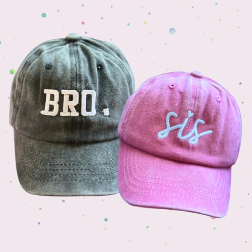 Big Brother Big Sister Sibling Baseball Cap for Toddler