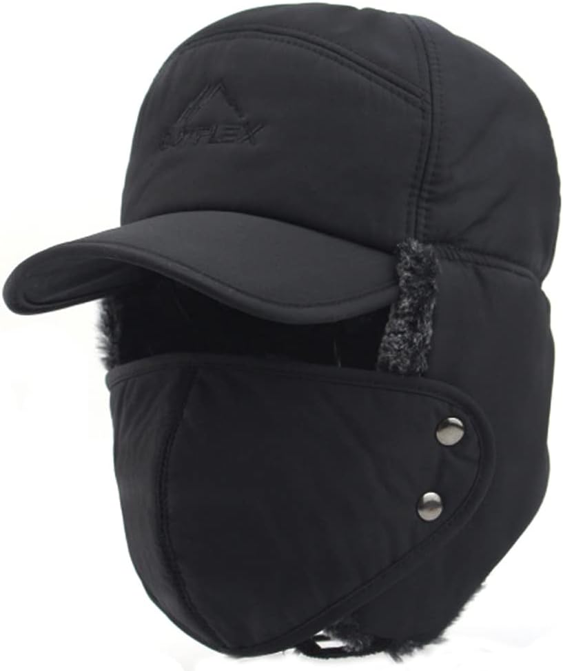 Warm Faux Fur Balaclava for Men Women