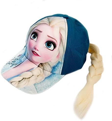 Disney Frozen Elsa Cap with Ponytail in Courage Blue