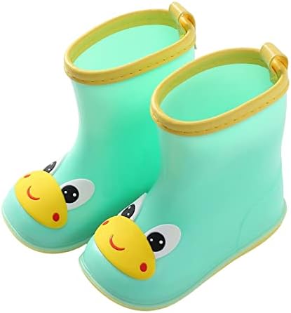 Cartoon-Backed Water-Resistant Toddler Rain Boots for Kids