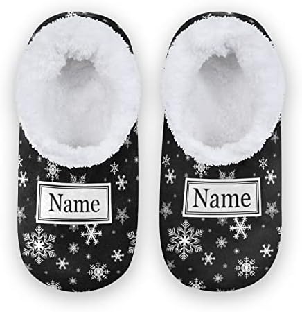 Personalized Christmas Slippers for Kids Warm Fuzzy and Functional