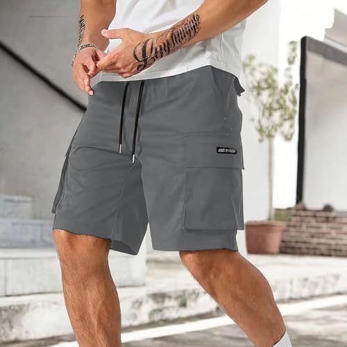 Premium Elastic Cotton Cargo Shorts