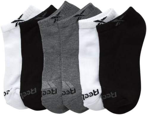 Reebok Boys Ankle Socks - Arch Support Moisture Wicking