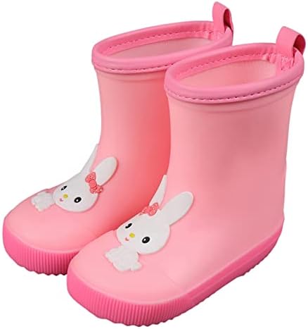 Waterproof Toddler Rain Boots with Fun Patterns for Kids