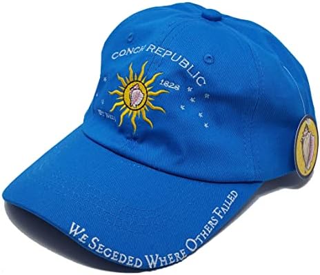 Key West Flags Conch Republic 100 Cotton Baseball Cap