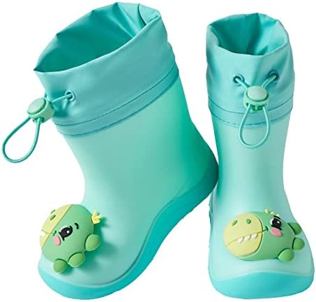 Kids Rain Boots - Waterproof Stylish for Boys Girls