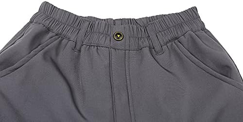 Jingle Bongala Kids Youth Waterproof Hiking Pants Fleece Lined Elastic Waist