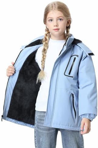 Waterproof Ski Jacket for Kids Boys Girls Winter Sports