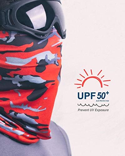 KAWAKARPO Face Mask Dust UV Protection Reusable Neck Gaiter
