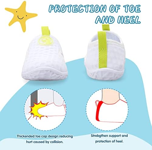 ShopUAL Barefoot Kids Water Shoes Quick-Dry Non-Slip