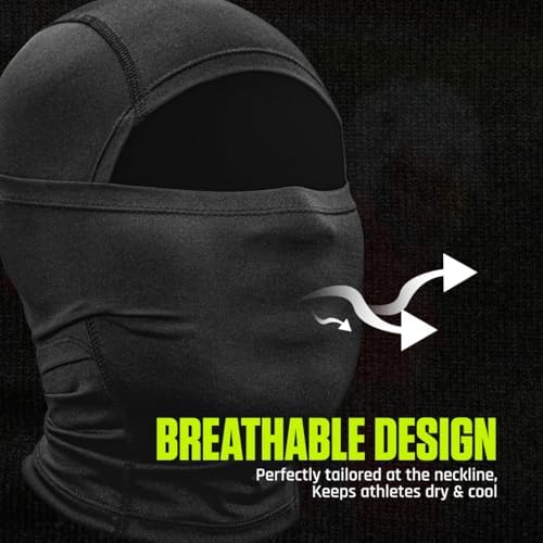 We Ball Sports Adult Thermal ski Mask Full Face Windproof Moisture Wicking