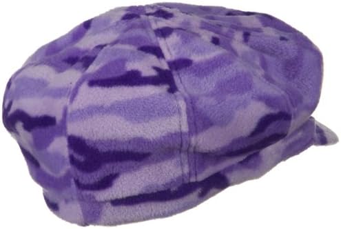 Camo Fleece Newsboy Hat