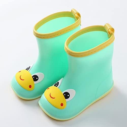 Cartoon-Backed Water-Resistant Toddler Rain Boots for Kids