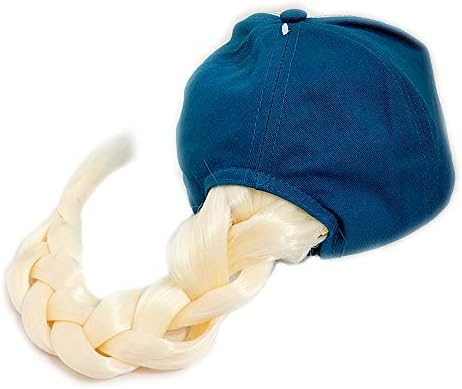 Disney Frozen Elsa Cap with Ponytail in Courage Blue
