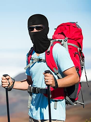 12-Piece Full Face Ski Mask for Men and Women UV Protection