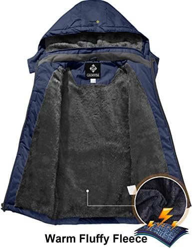 GEMYSE Boys Waterproof Ski Jacket Warm Durable