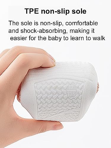 Baby Toddler Non-Slip Slippers 6-24 Months 2 Pairs