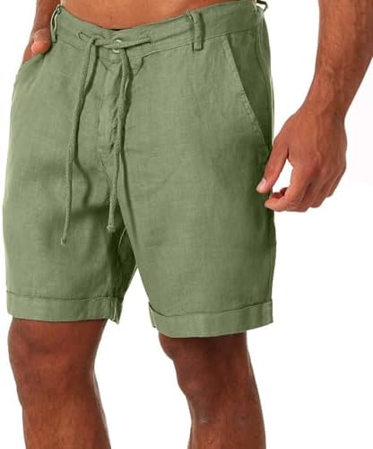 Stylish Slim-Fit Linen Bermuda Short for Men