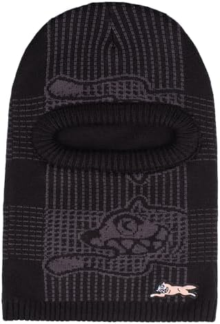 Balaclava Mens Dog Print Hat boasts style and durability