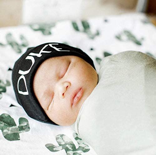Squishy Cheeks Personalized Newborn Knotted Beanie Hat