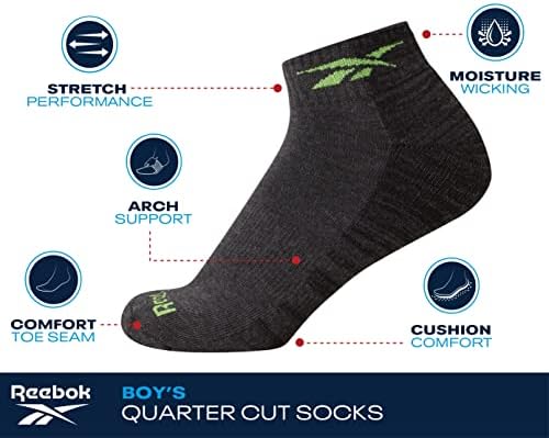 Reebok Boys Arch Support Socks