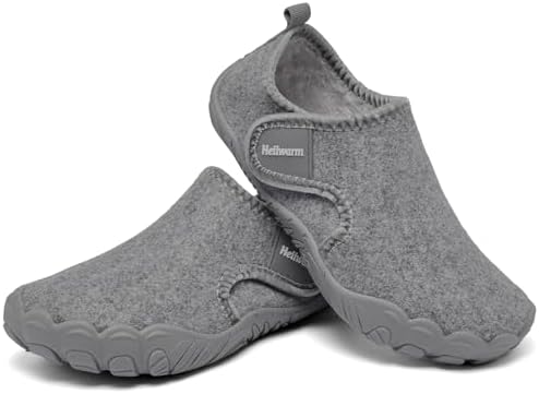 Heiiwarm Kids Winter Slippers Cozy Soft Warm
