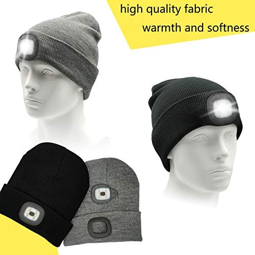 CENSGO Rechargeable LED Beanie Warm Functional Stylish Gift