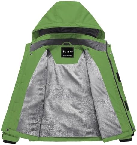 Pursky Perfect for Skiing Boys Waterproof Ski Jacket