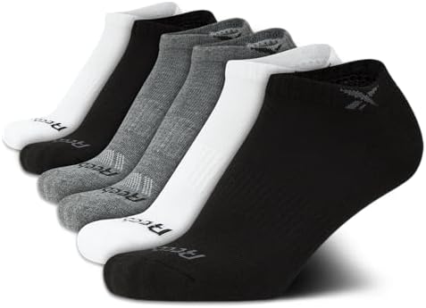 Reebok Boys Ankle Socks - Arch Support Moisture Wicking