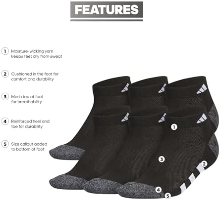 adidas cushioned athletic socks for kids below the ankle