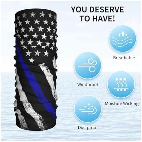 Unisex Face Cover Magic Wide Wicking Headband UPF 50 Neck Warmer