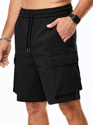 Mens Stretch Cargo Shorts