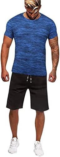 2-Piece Graphic Print Summer Outfit for Men