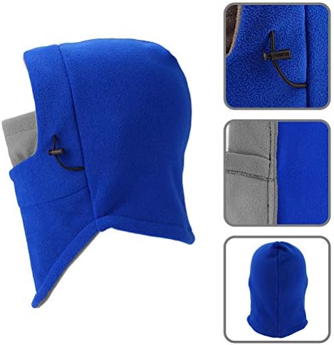 HIG Balaclava Ski Mask 2 Pcs - Windproof Fleece