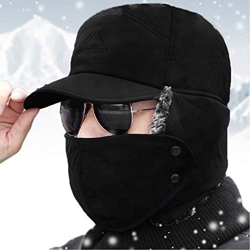 Warm Faux Fur Balaclava for Men Women