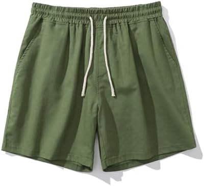 Generic Mens Elastic Waist Shorts - Loose Fit