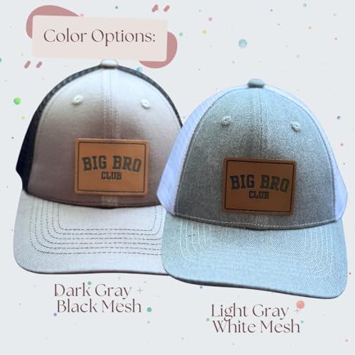 Big Bro Club Snapback Leather Patch Hat