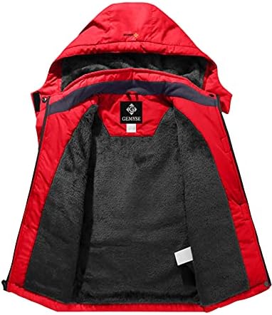 GEMYSE Boys Waterproof Ski Jacket with Hood and Pockets