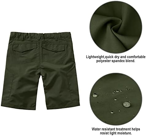 Boys Waterproof Cargo Pants Quick Dry Outdoor Hiking