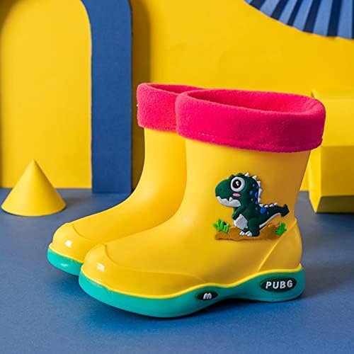 Toddler Dinosaur Rain Boots Waterproof Winter Shoes for Kids