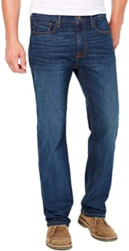 Tommy Hilfiger Mens Relaxed Fit Jeans