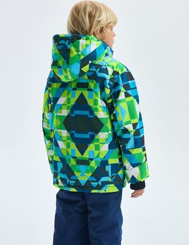 GEMYSE Boys Waterproof Ski Jacket for Winter