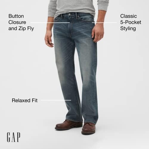 The Perfect Relaxed Fit Denim Jeans for Men