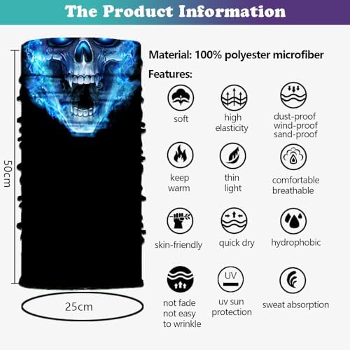 Sidasion Multi-Purpose Neck Gaiter Mask