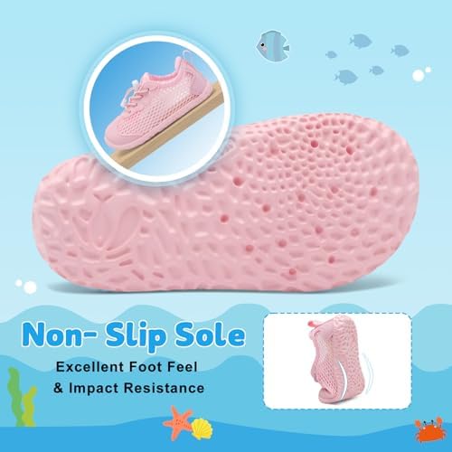 Barney Run Toddler Water Shoes Perfect for Swimming Fun