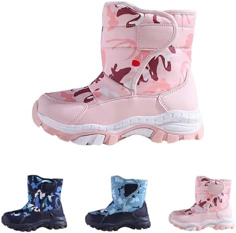 Girls Boys Warm Anti-Slip Winter Boots