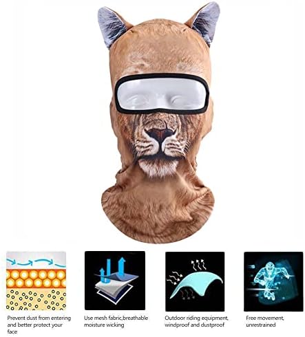 Ideal Animal Ski Mask for Hiking Wind UV Protection