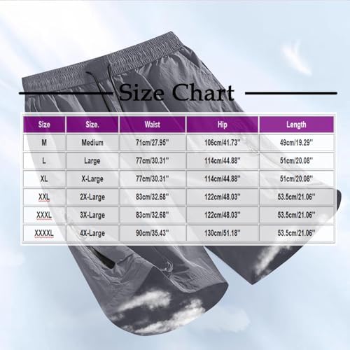 Xiaojmake Mens Waterproof Workout Shorts